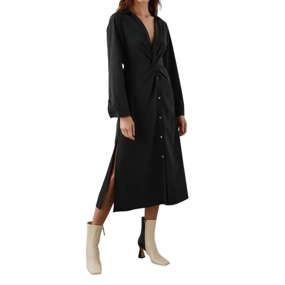 NWOT RAILS Irie Black Dress Small Retail $259 - Picture 2 of 8